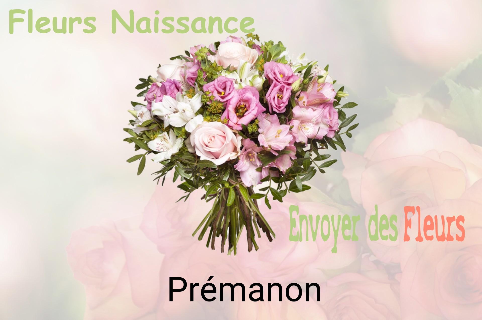 Bouquet de fleurs de naissance livré à Prémanon